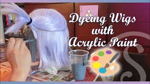 Most washfast of all of the acid dyes. Dyeing Wigs With Acrylic Paint Youtube