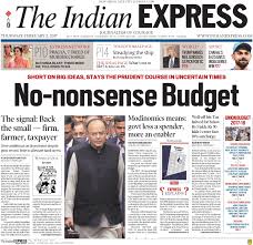 Read government budgeting and financial management in practice logics to make sense of ambiguity by gerald j. Jai Shri Gram And Commando Modi How Front Pages Covered Budget 2017