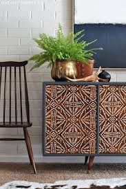Re Love Project Before After The Painted Hive Patterned Furniture Stencil Furniture Decor