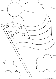 The other american flag coloring pages printable websites are crayola.com and pi…. Cartoon Usa Flag Sun Coloring Pages Printable