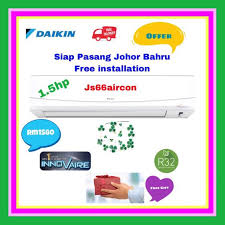 Ianya menggunakan kekuatan 1 hp (horsepower) dan dilengkapi dengan fungsi asas yang penting seperti sistem penapisan micron yang boleh memerangkap partikel habuk di dalam udara. Air Cond Daikin 1 5hp With Installation In Johor Bahru Kitchen Appliances On Carousell