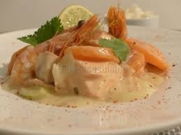 Recette De Blanquette De Saumon Sauce Blanche A La Moutarde A L Ancienne Recette Blanquette De Saumon Recettes De Cuisine Sauce Blanche