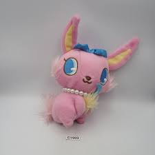 Jewelpet C1903 Pink Rabbit Luna Sanrio SEGA 2009 Plush Toy 7