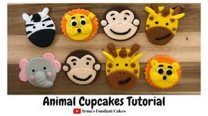 Want to make some bees to decorate your cakes or cupcakes!?you will need:yellow sugarpasteblack sugarpastewhite sugarpastesmall circle cutter or piping tipsmall rolling. How To Make Animal Cupcakes Irma S Fondant Cakes 5 Styles Youtube