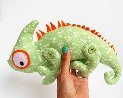 Chameleon Soft Toy Kids Cotton Green Stuffed Animal Woodland Creatures Sewing Stuffed Animals Stuffed Animal Patterns Animal Sewing Patterns