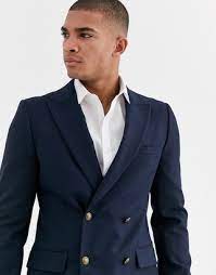 Gold buttons with a navy blazer is vintage. Mens Navy Blazer Gold Buttons Shop The World S Largest Collection Of Fashion Shopstyle