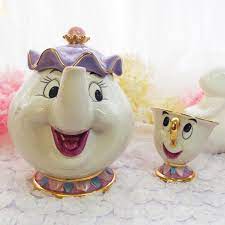 Hot Sale New Cartoon Beauty And The Beast Tea Set Teapot Cup Mrs Potts Chip Mug Kettle Milk Coffee Creative Xmas Birthday Gift Coffeeware Sets Aliexpress