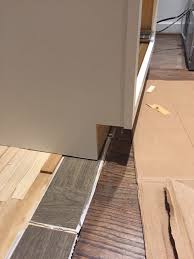 Check spelling or type a new query. Flooring Doesn T Go To The Edge Of New Cabinets