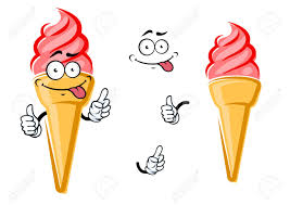 Maybe you would like to learn more about one of these? Personnage De Dessin Anime De Cornet De Creme Glacee A La Fraise Avec Tourbillon Rose Donnant Pouce En L Air De La Nourriture Ou Un Dessert Menu Clip Art Libres De Droits