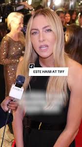 #TaylorSwift is “the best” friend, says #EsteHaim. ✨We caught up with the  star at #TIFF. @Sangita Patel