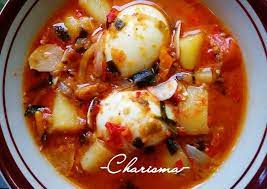 Resep Pindang Telur Asam Pedas Khas Palembang Seninsemangat Oleh Charis Recipe Makanan Masakan Resep Ikan