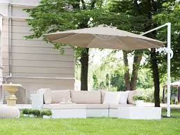 Check our website and search for the best cantilever umbrella sale, which will add. Cantilever Garden Parasol O 3 M Sand Beige And White Canopy Savona Beliani De