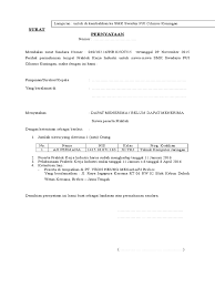 Contoh surat permohonan legalisir skd. Surat Balasan Pkl