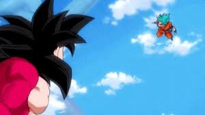 Goku powers up to super saiyan blue and attacks him, but hearts easily knocks him away and then uses a massive gravity attack to take down all of the fighters at once. Where Can I Find Dragon Ball Heroes English Dub Quora
