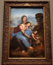 Les chercheurs soupçonnent léonard de vinci d'avoir obtenu ce blanc de plomb avec un lavage au vinaigre. La Sainte Anne Leonard De Vinci 1452 1519 Le Louvre 2020 Paris Comment Peindre Mona Lisa Art De La Renaissance