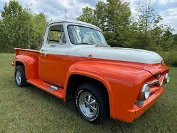 Image result for Orange 1955 Truck