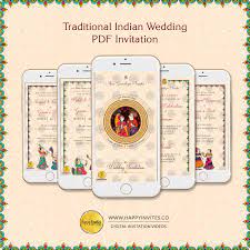 Traditional Indian Wedding Pdf Invitation Happy Invites Traditional Indian Wedding Wedding Invitation Pdf Traditional Indian Wedding Invitations