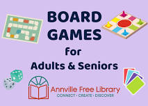 Board Games for Adults & Seniors @AFL