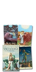 This beautiful satin pouch, with art from vice versa tarot, can be used to store and transport valuables of all kinds—jewelry, keepsakes, crystals, runes, pendulums, decks, and more. Vice Versa Tarot Kit Filadoro Massimiliano Weatherstone Lunaea 9780738754369 Amazon Com Books