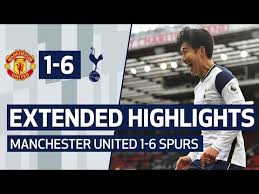 Welcome to sportsmail's live coverage of tottenham vs manchester united in. Extended Highlights Manchester United 1 6 Tottenham Hotspur Nigeriasoccernet News