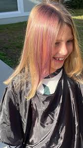 All she wanted for Christmas was her purple hair 🥹🥹🎄🎄, 📞 (321)  244-8643, 📧 ShearPatience@gmail.com, #shearpatience #neurodivergent  #autismawareness #hairstylist #purplehair #consultation #mermaidhair