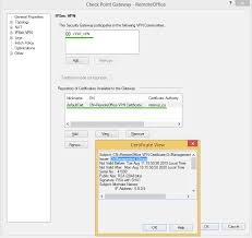 Howto Set Up Certificate Based Vpns With Check Poi Check Point Checkmates