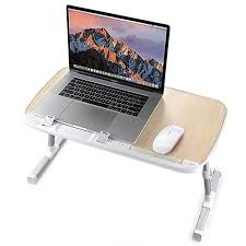 Laptop Desk For Bed Taotronics Foldable Laptop Table Height Adjustable Lap Desk Portable Bed Desk Lap Adjustable Laptop Table Lap Desk Laptop Table For Bed