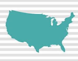 Free Printable Of Each State Add A Heart To The One Or More You Love Patriotic Printables Silhouette Crafts Silhouette Projects