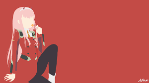 Zero two (darling in the franxx), tree, human representation. 5061910 1920x1080 Zero Two Darling In The Franxx Wallpaper Png Cool Wallpapers For Me