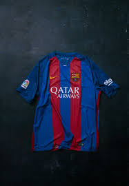 Vintage messi barcelona jersey 2015 home shirt messi soccer jersey. World Soccer Shop On Twitter 3 Rd Jersey The 2015 16 Barcelona Away Jersey Barcelona Retained Their La Liga And Copa Del Rey Titles 4 Th Jersey The 2016 17 Barcelona Home Jersey Barcelona