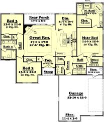 Search our extensive ranch house plan collection for popular and relevant one story home designs. Traditional Style House Plan 3 Beds 2 5 Baths 1800 Sq Ft Plan 430 60 Dreamhomesource Com