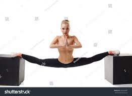 Erotic Gymnastics Girl Doing Stretching Exercise Stock Photo 285425087 |  Shutterstock