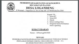 Jika anda masih ingat, sebelumnya mendikbud telah menerbitkan 3 se terkait corona lainnya, yakni Surat Edaran Desa Tentang Corona Website Logandeng