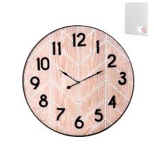 Orologio da parete amalfi in legno laccato. Orologio Da Parete Design Moderno Decoro Effetto Legno H H 60 Cm