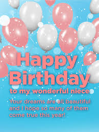 Check spelling or type a new query. Your Dreams Are Beautiful Happy Birthday Wishes Card For Niece Birthday Greeting Cards By Davia Happy Birthday Niece Birthday Cards For Niece Happy Birthday Niece Messages
