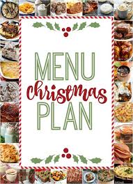 Christmas Menu Plan Christmas Party Menu Holiday Menus Christmas Dinner Menu