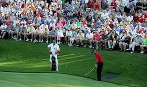 Tiger On 16 Masters Best Chip In Masters History Golf Gifts Golf Decor Augusta National Golf Club