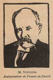 Joseph Noulens, French ambassador to Russia appointed in June … stock image 