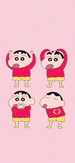 蜡笔小新爱你爱你爱你，么么哒＾3＾_动漫卡通手机壁纸_我要个性网