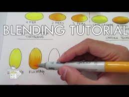 Copic Blending Tutorial Part 1 Copic Markers Tutorial Copic Markers Copic Marker Art