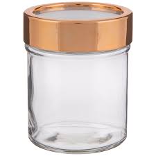 Clear glass apothecary jars decorative window trim. Copper Window Lid Glass Mason Jar 10 Ounce Hobby Lobby 80846455