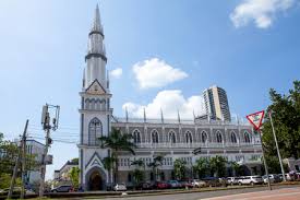 Perfil oficial de la parroquia de nuestra señora de torcoroma en la ciudad de bogotá. Panama City Panama Fassade Der Schonen Gotischen Katholischen Kirche Iglesia De Nuestra Senora Del Carmen Church Of Our Lady Of Mount Carmel Lizenzfreie Fotos Bilder Und Stock Fotografie Image 55765152