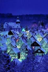 Blue Winter Freudenberg North Rhine Westphalia Germany By Helmut Winkel Winter Scenery Westphalia Places To Travel