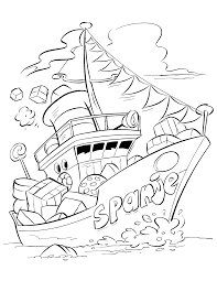 Kleurplaat Sinterklaas Kleurplaat Sinterklaas Stoomboot Animaatjes Nl