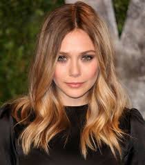 Elizabeth Olsen Hair Perfection Uzun Sac Rengarenk Sac Sac Rengi
