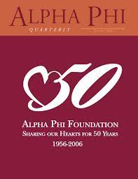 Maybe you would like to learn more about one of these? Fall 2005 Alpha Phi Quarterly By Alpha Phi International Fraternity Issuu