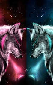 You believe mother nature and graphic designers both do magnificent work? Wolf Neon Live Wallpaper Cool Backgrounds