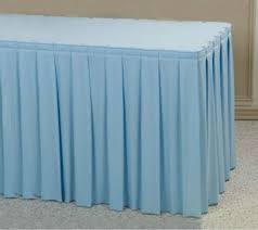 Counter Height Table Skirt Custom Table Skirt Poly Box Pleat 37 To 42 Table Skirt Diy Table Skirts Table Cloth Decorations