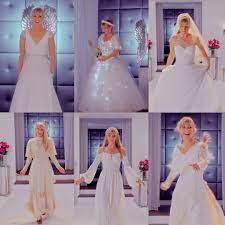 Qotd Favorite Brittana Wedding Dress Aotd They Are All So Pretty Glee Gleek Gleebrittany Gleebrittanyspier Wedding Dresses Dresses Glee Wedding