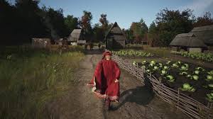 Building structures in Manor Lords.